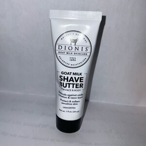 DIONIS Goat Milk Shave Butter Unscented 1 oz NEW